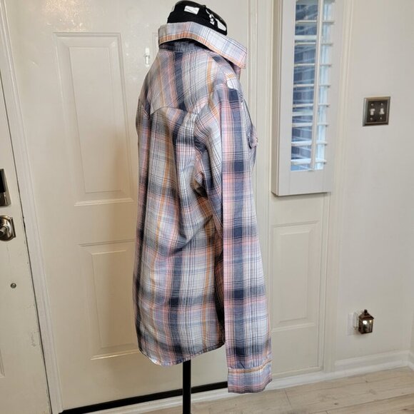 Wrangler Women’s Western Plaid Pearl Snap Shirt Size S | Long Sleeve Rodeo - Picture 6 of 12